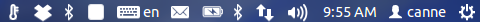 If you do not have that Active Bluetooth Device icon in any taskbar, the device is perhaps not activated. In my Clevo 270EM I needed to press Fn-F12. In the Settings, you need also to turn the Bluetooth Device ON, of course...